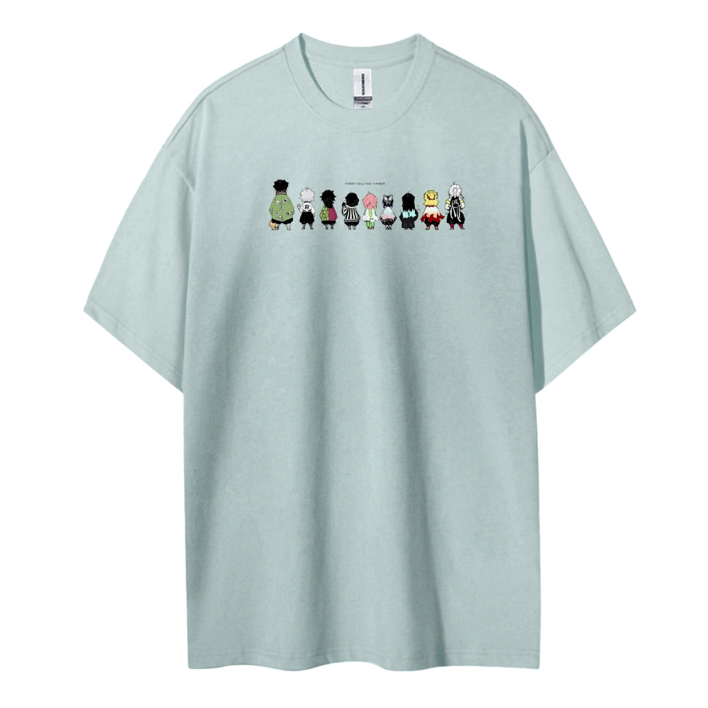 Demon Slayer Cotton Unisex Crew Neck Anime T-Shirt