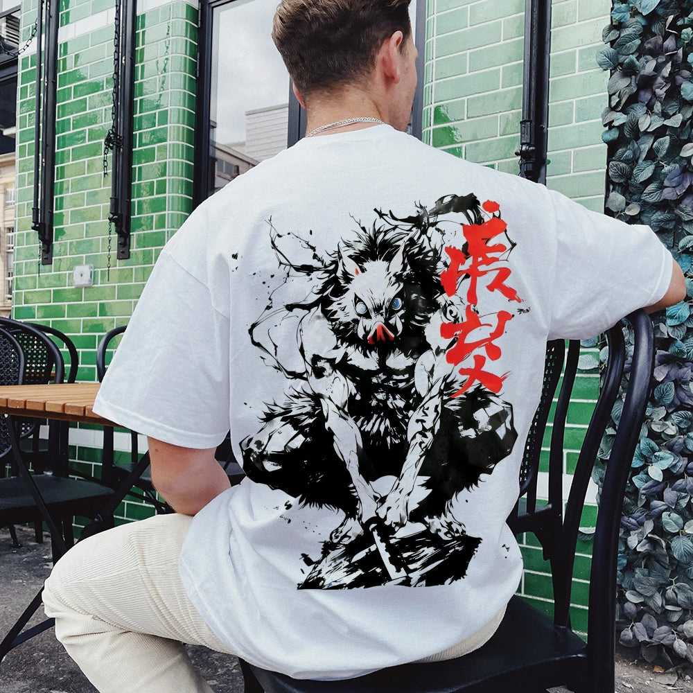 Demon Slayer Cotton Unisex Crew Neck Anime T-Shirt