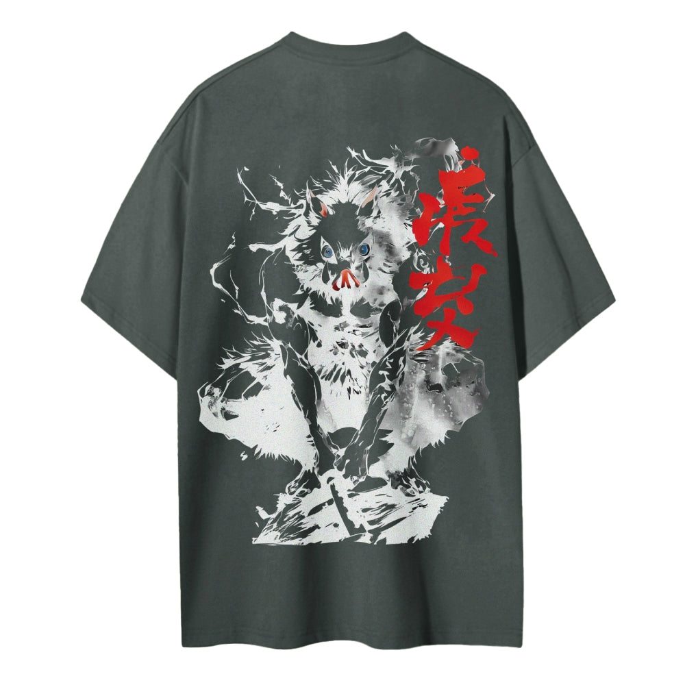 Demon Slayer Cotton Unisex Crew Neck Anime T-Shirt
