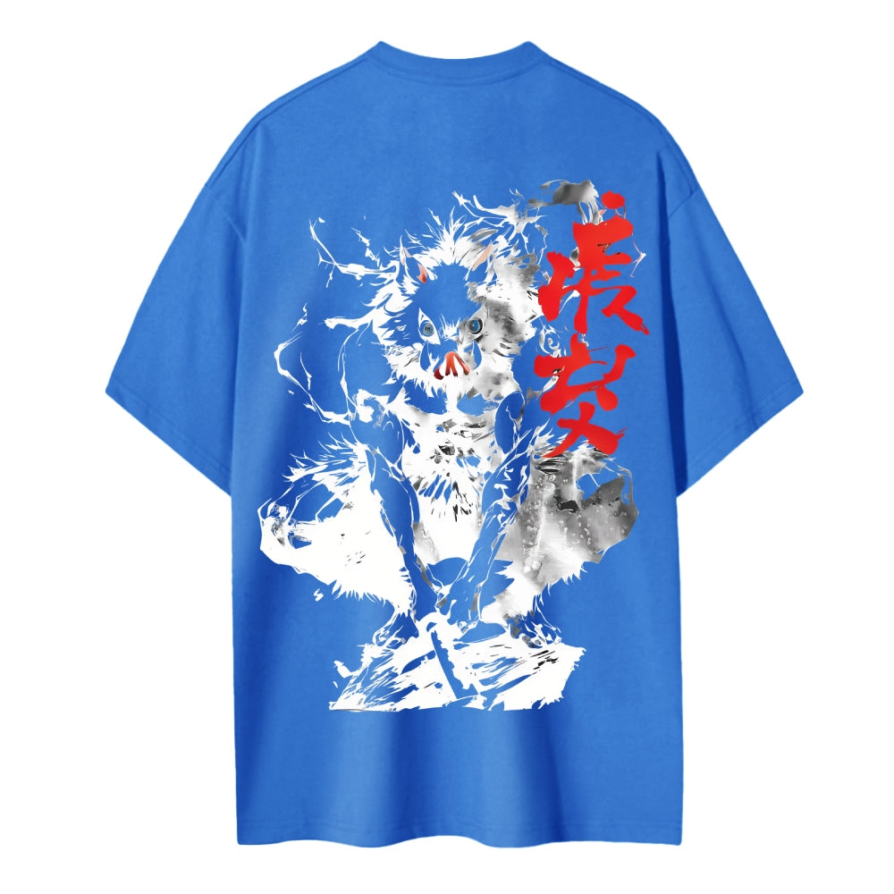 Demon Slayer Cotton Unisex Crew Neck Anime T-Shirt