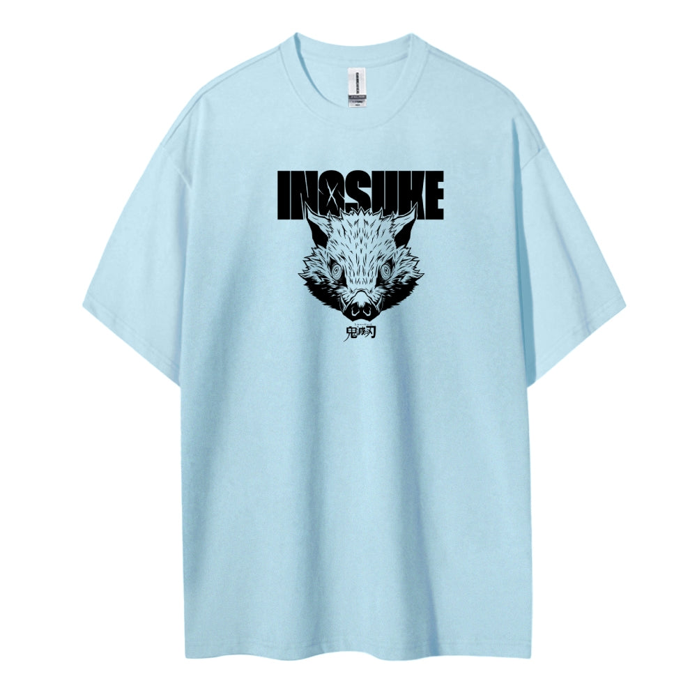 Demon Slayer Cotton Unisex Crew Neck Anime T-Shirt