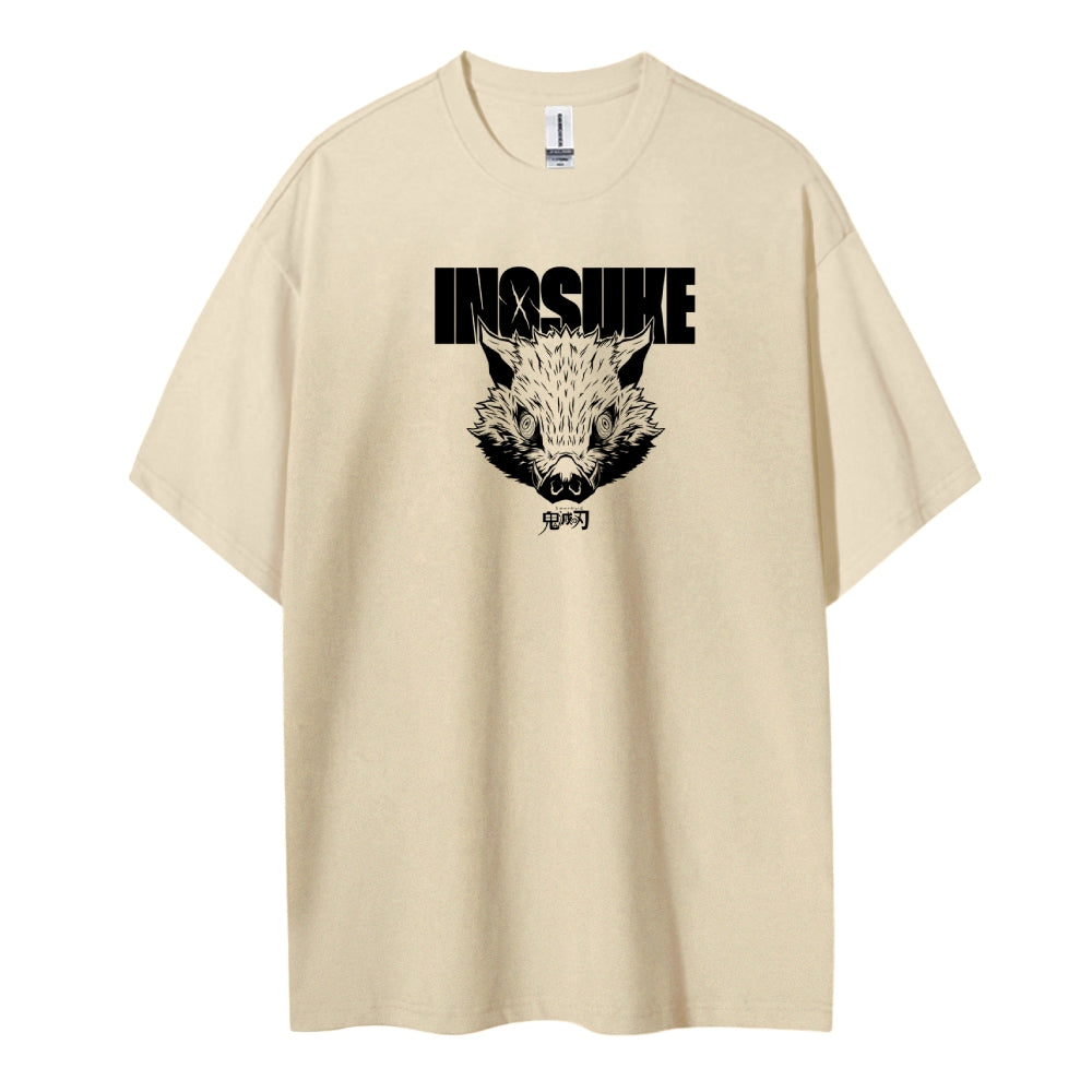 Demon Slayer Cotton Unisex Crew Neck Anime T-Shirt