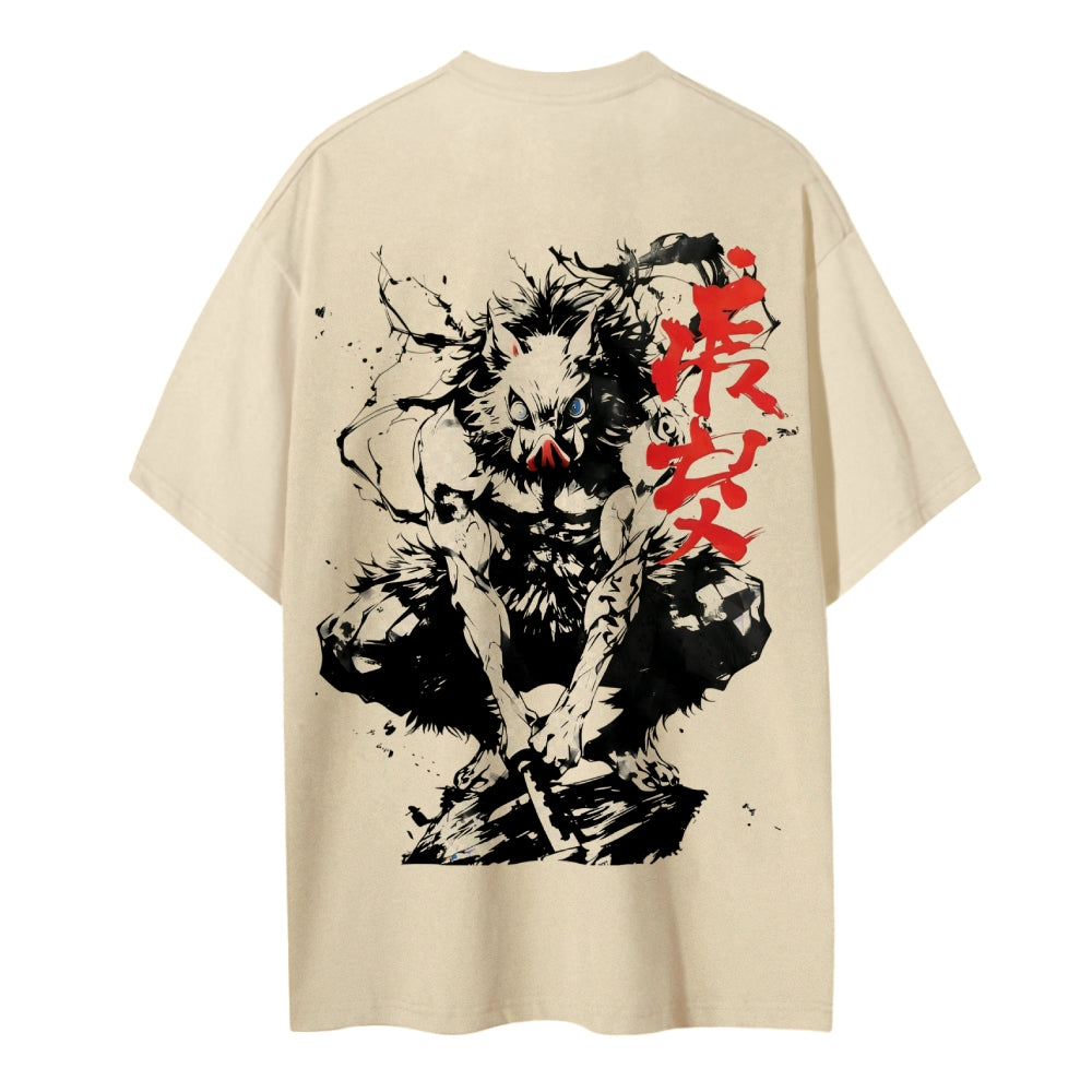 Demon Slayer Cotton Unisex Crew Neck Anime T-Shirt