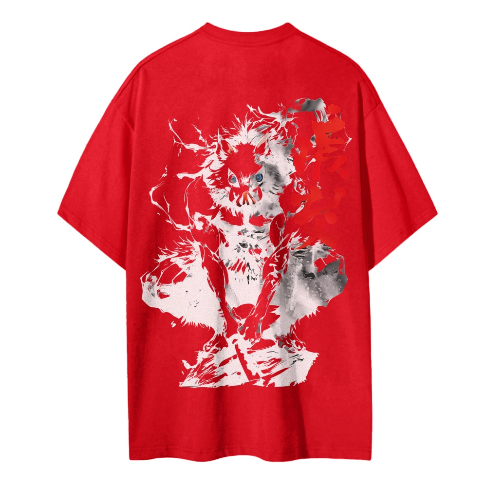 Demon Slayer Cotton Unisex Crew Neck Anime T-Shirt