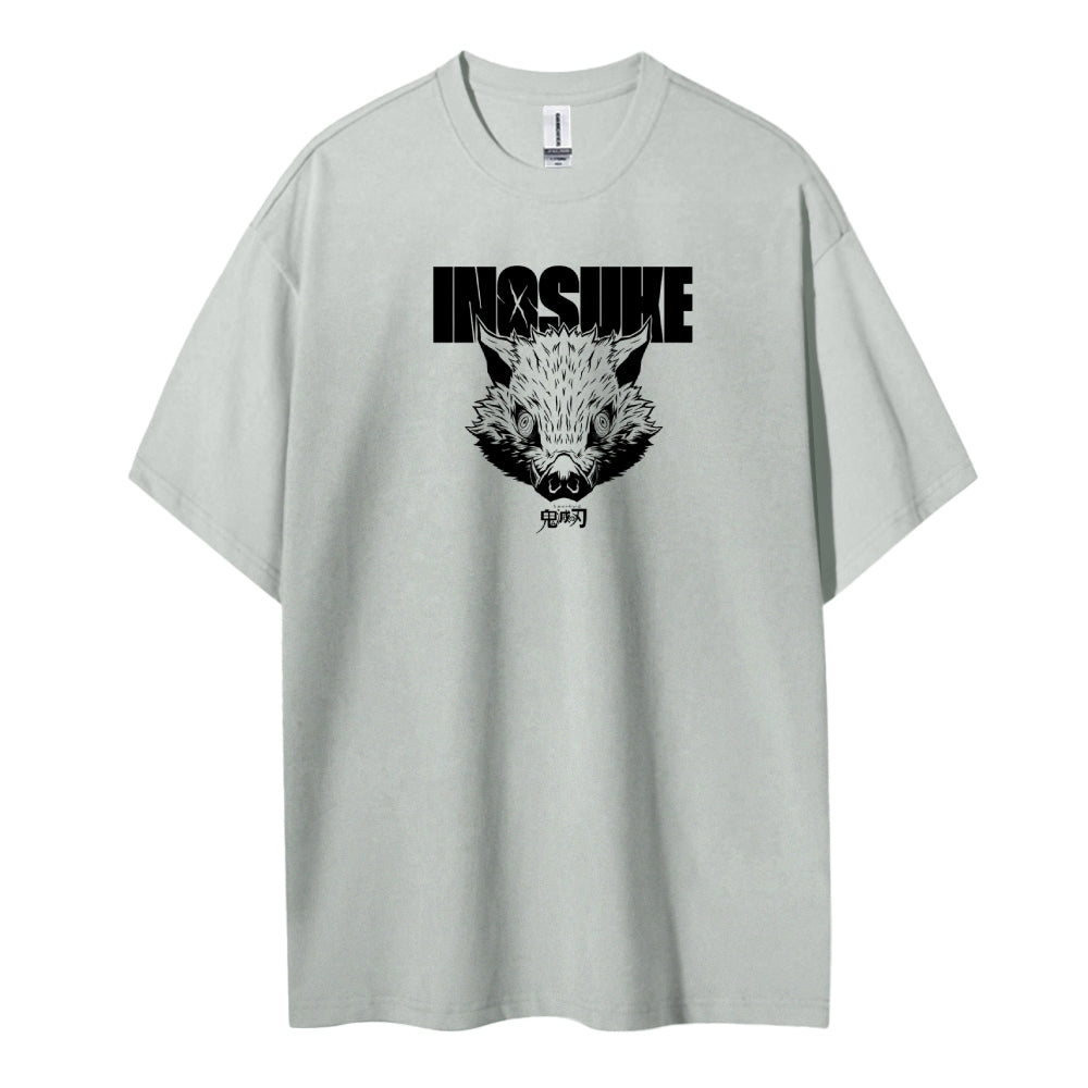 Demon Slayer Cotton Unisex Crew Neck Anime T-Shirt