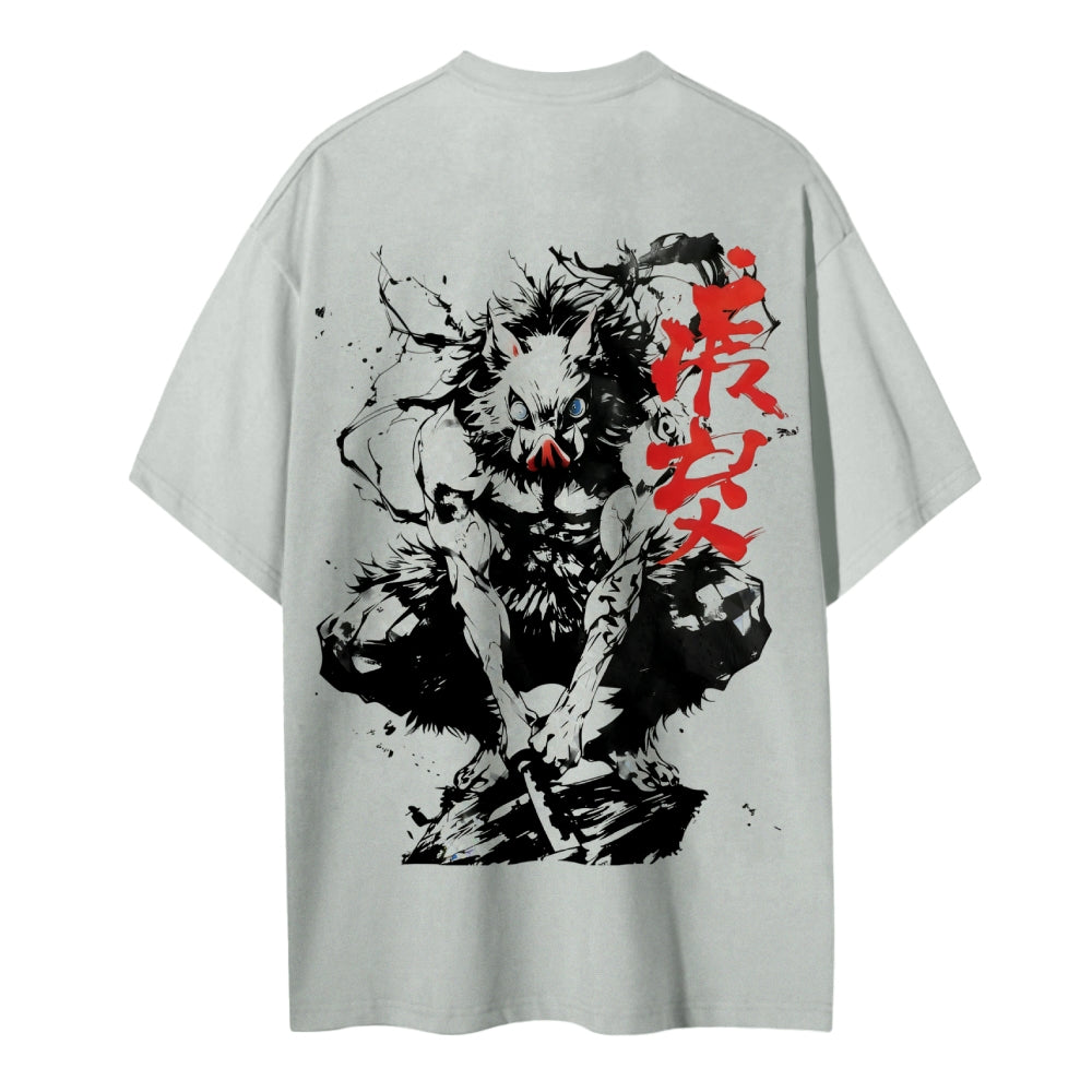 Demon Slayer Cotton Unisex Crew Neck Anime T-Shirt