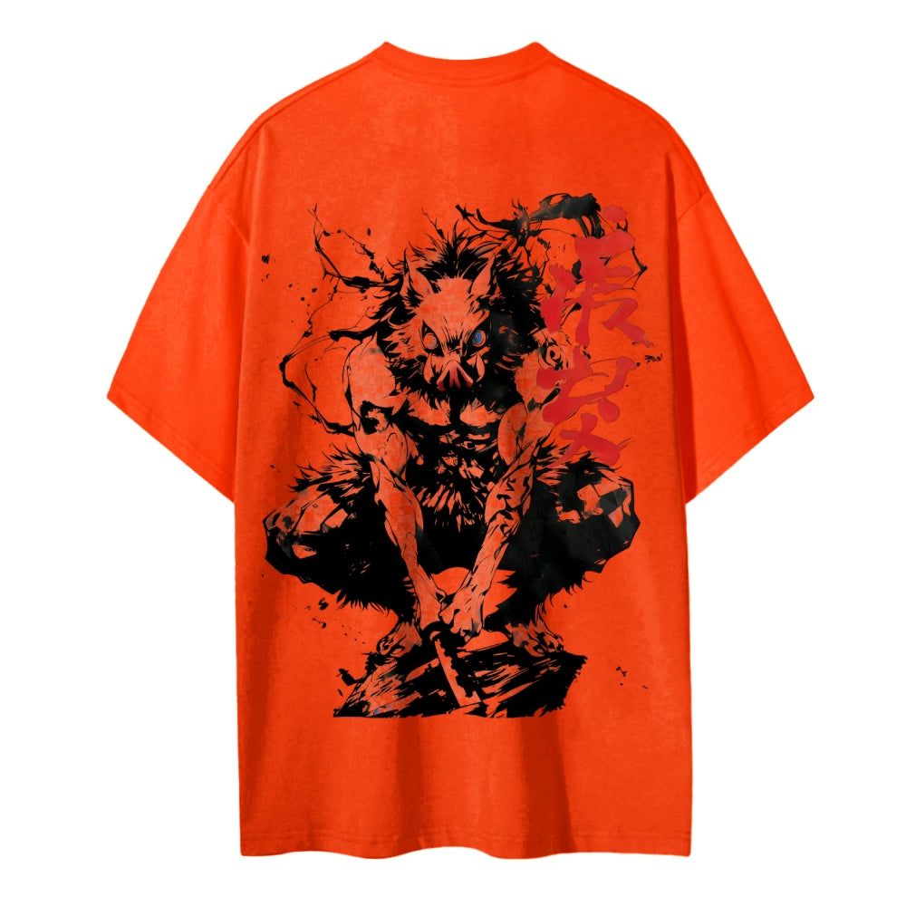 Demon Slayer Cotton Unisex Crew Neck Anime T-Shirt