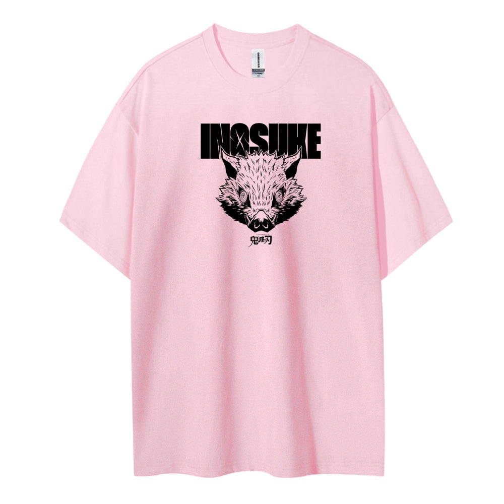 Demon Slayer Cotton Unisex Crew Neck Anime T-Shirt