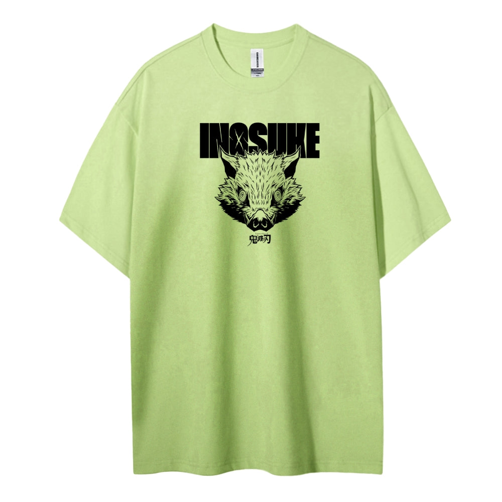 Demon Slayer Cotton Unisex Crew Neck Anime T-Shirt