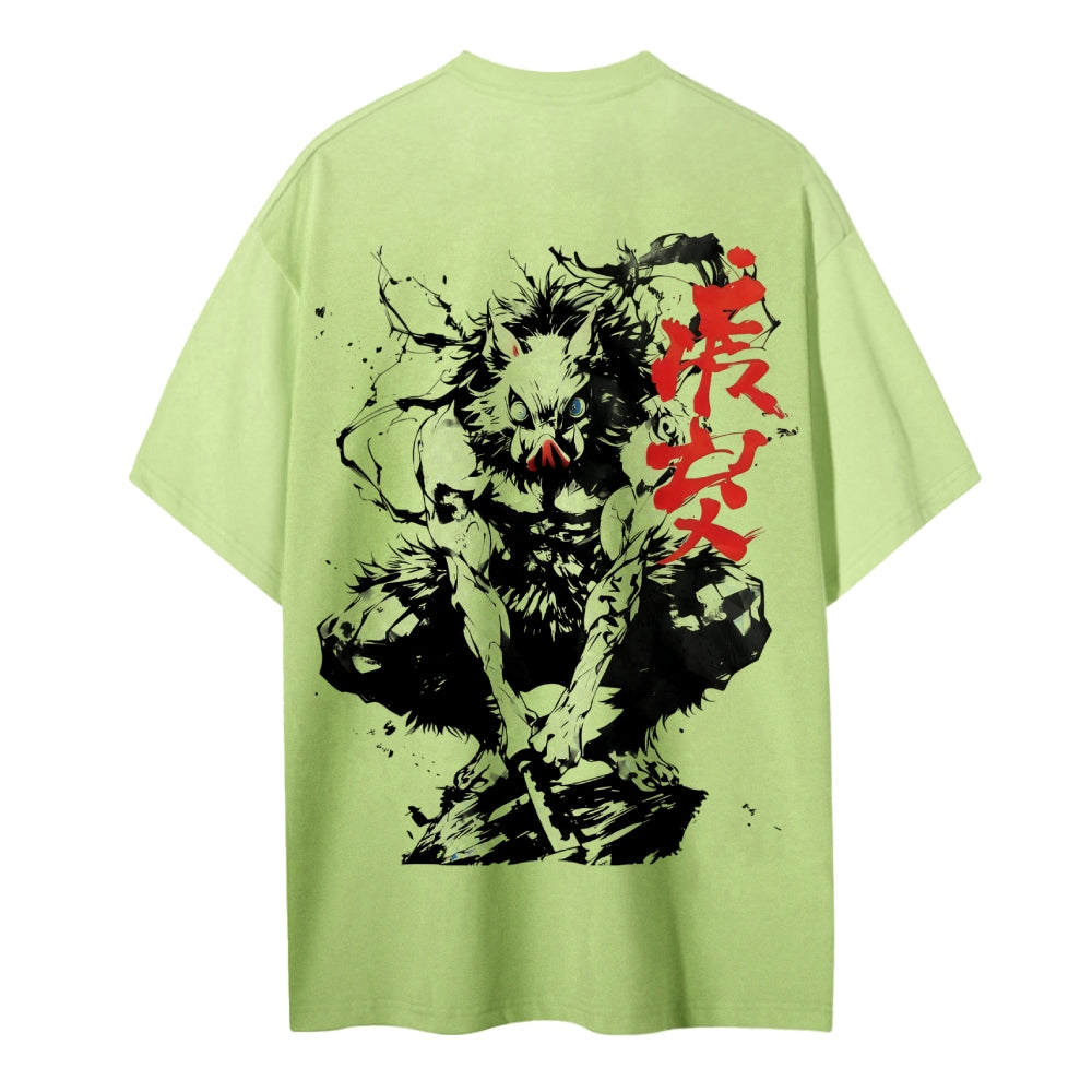 Demon Slayer Cotton Unisex Crew Neck Anime T-Shirt