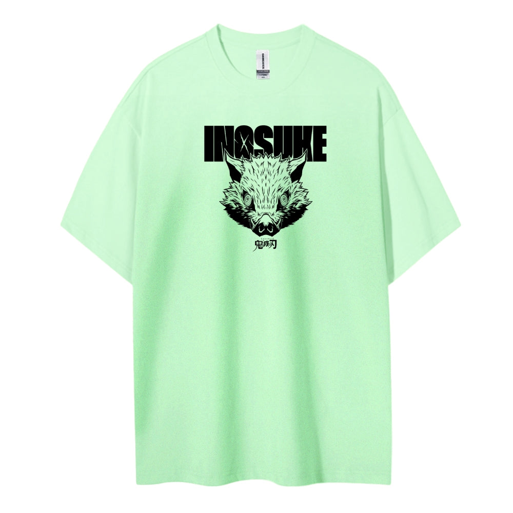 Demon Slayer Cotton Unisex Crew Neck Anime T-Shirt