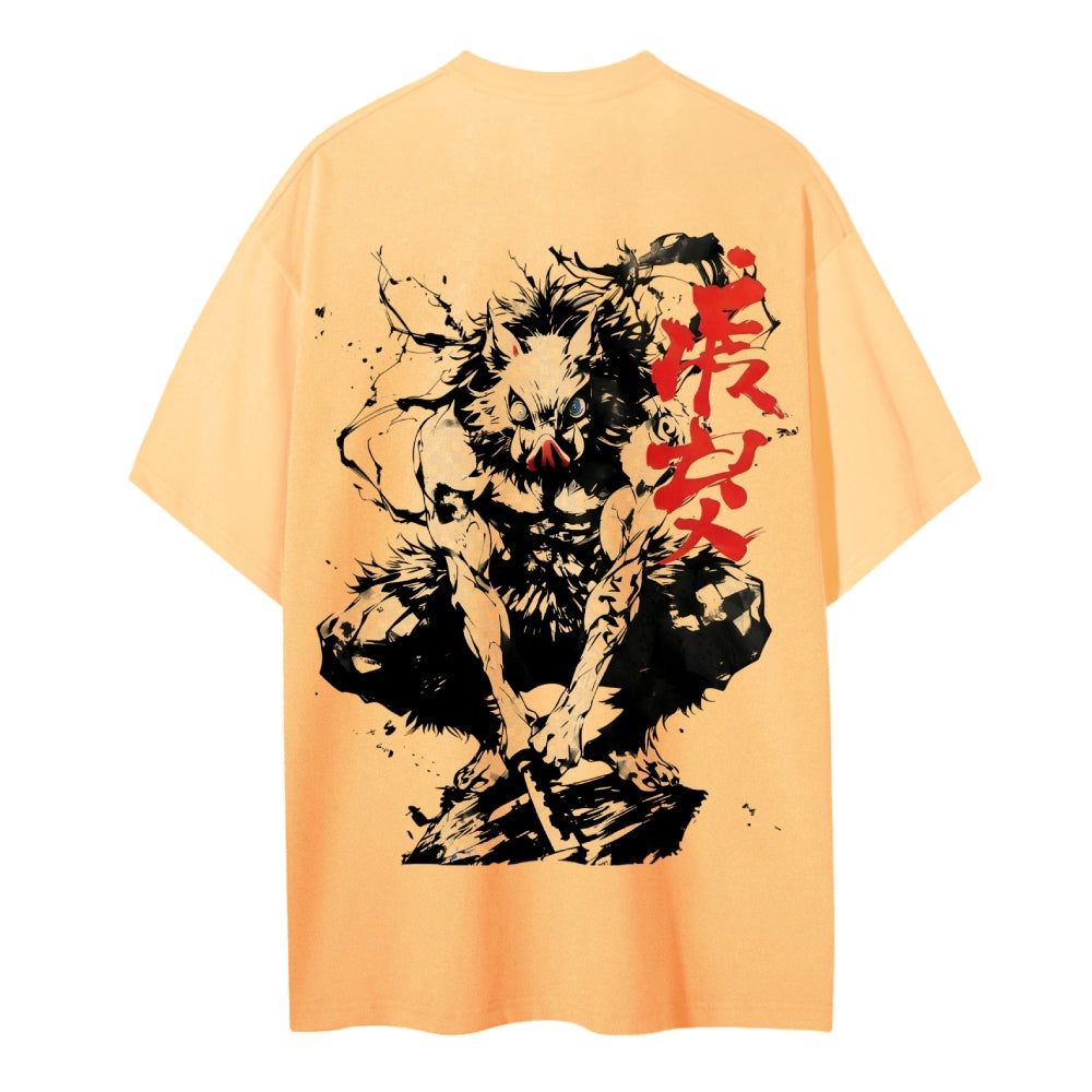 Demon Slayer Cotton Unisex Crew Neck Anime T-Shirt