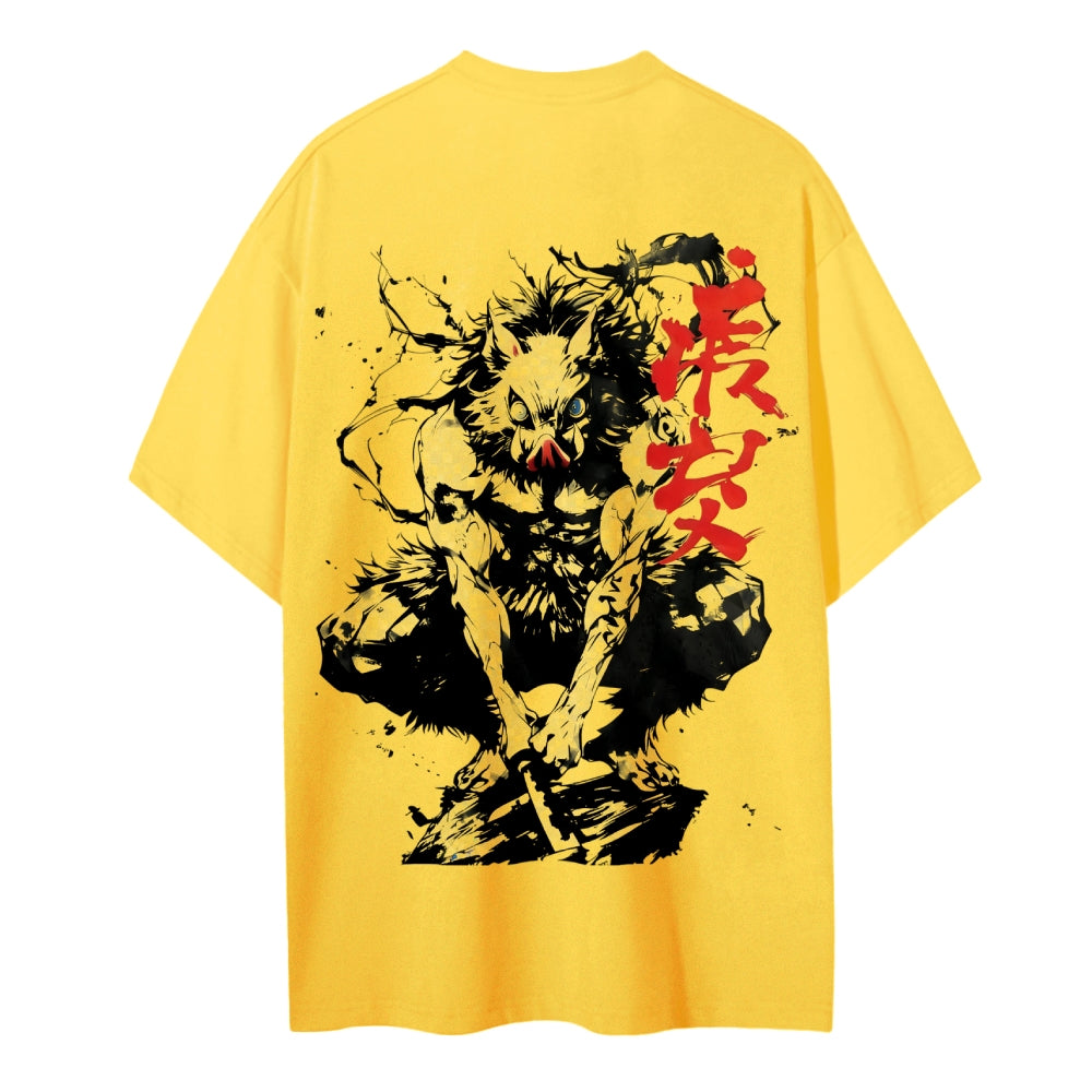 Demon Slayer Cotton Unisex Crew Neck Anime T-Shirt
