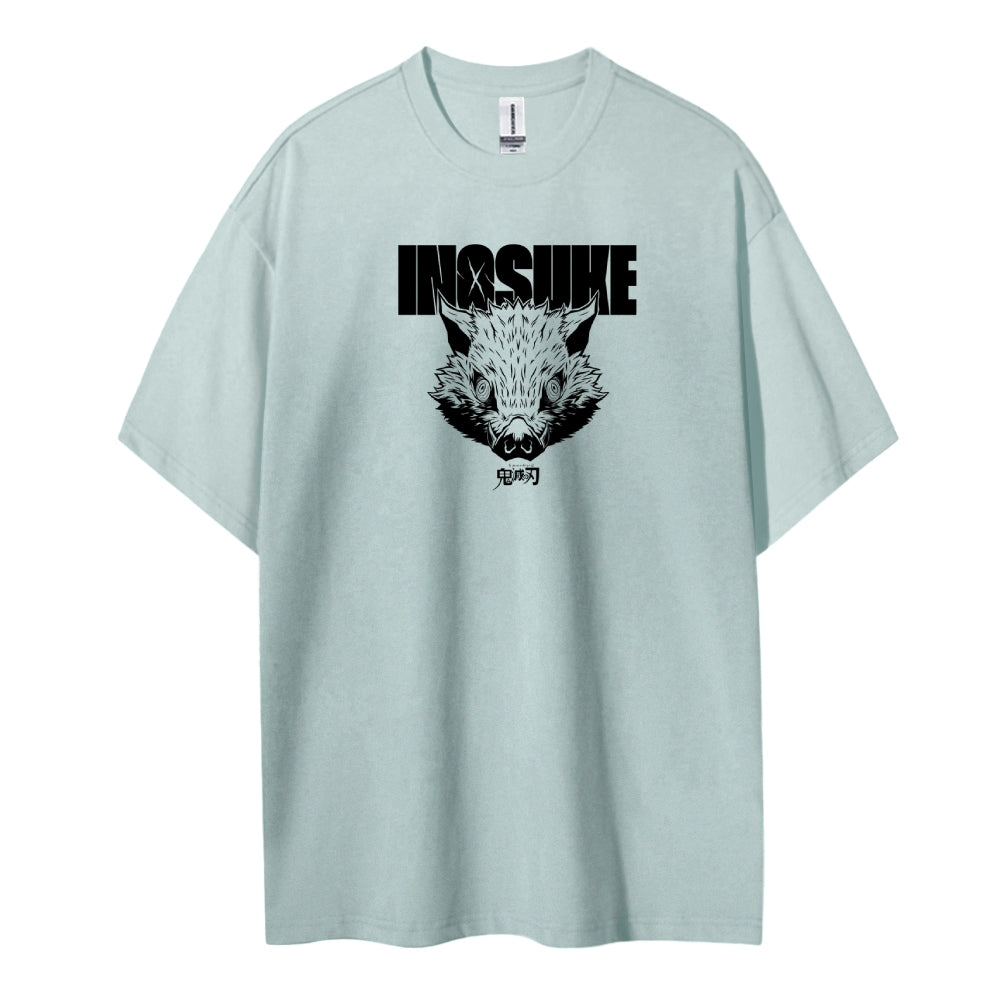 Demon Slayer Cotton Unisex Crew Neck Anime T-Shirt