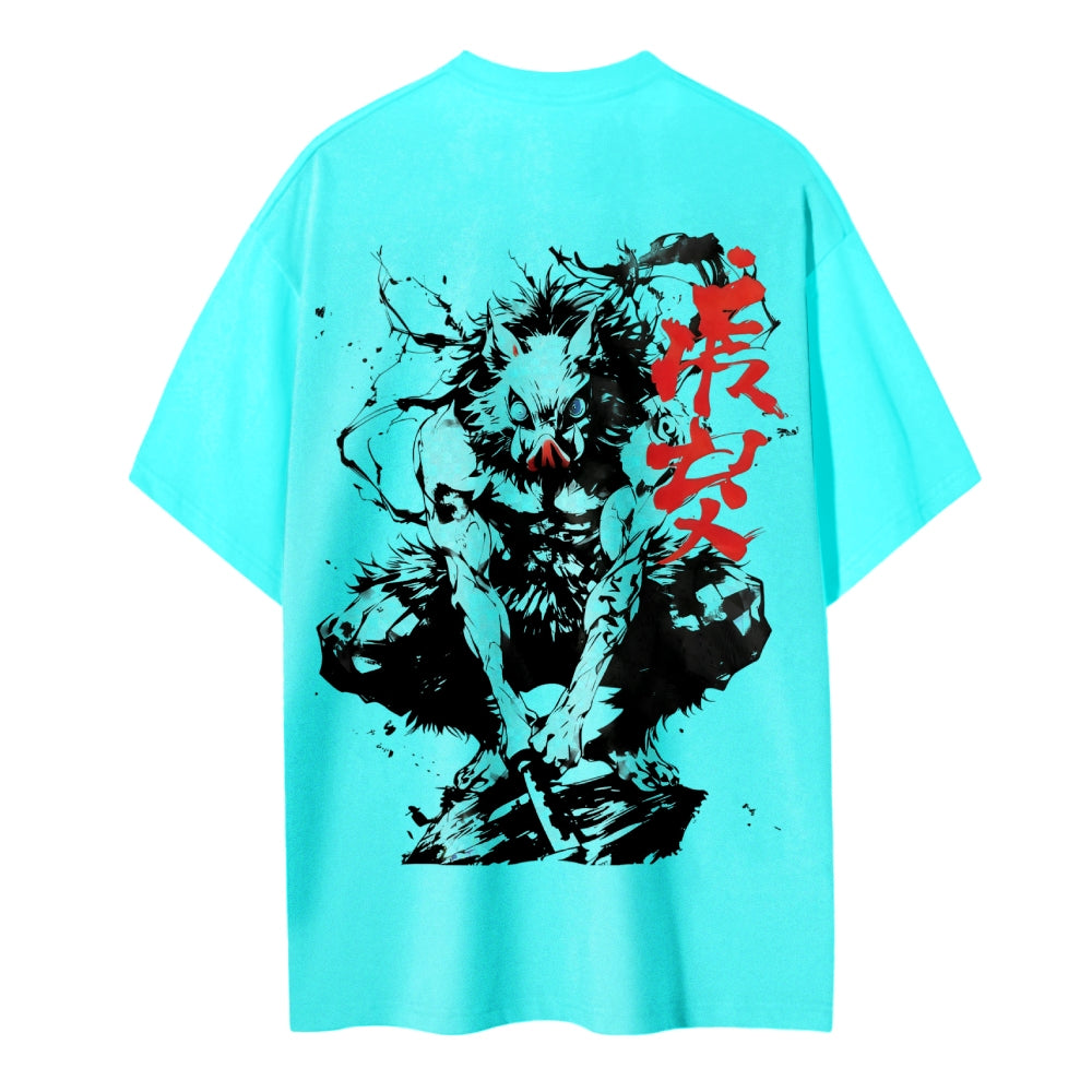 Demon Slayer Cotton Unisex Crew Neck Anime T-Shirt