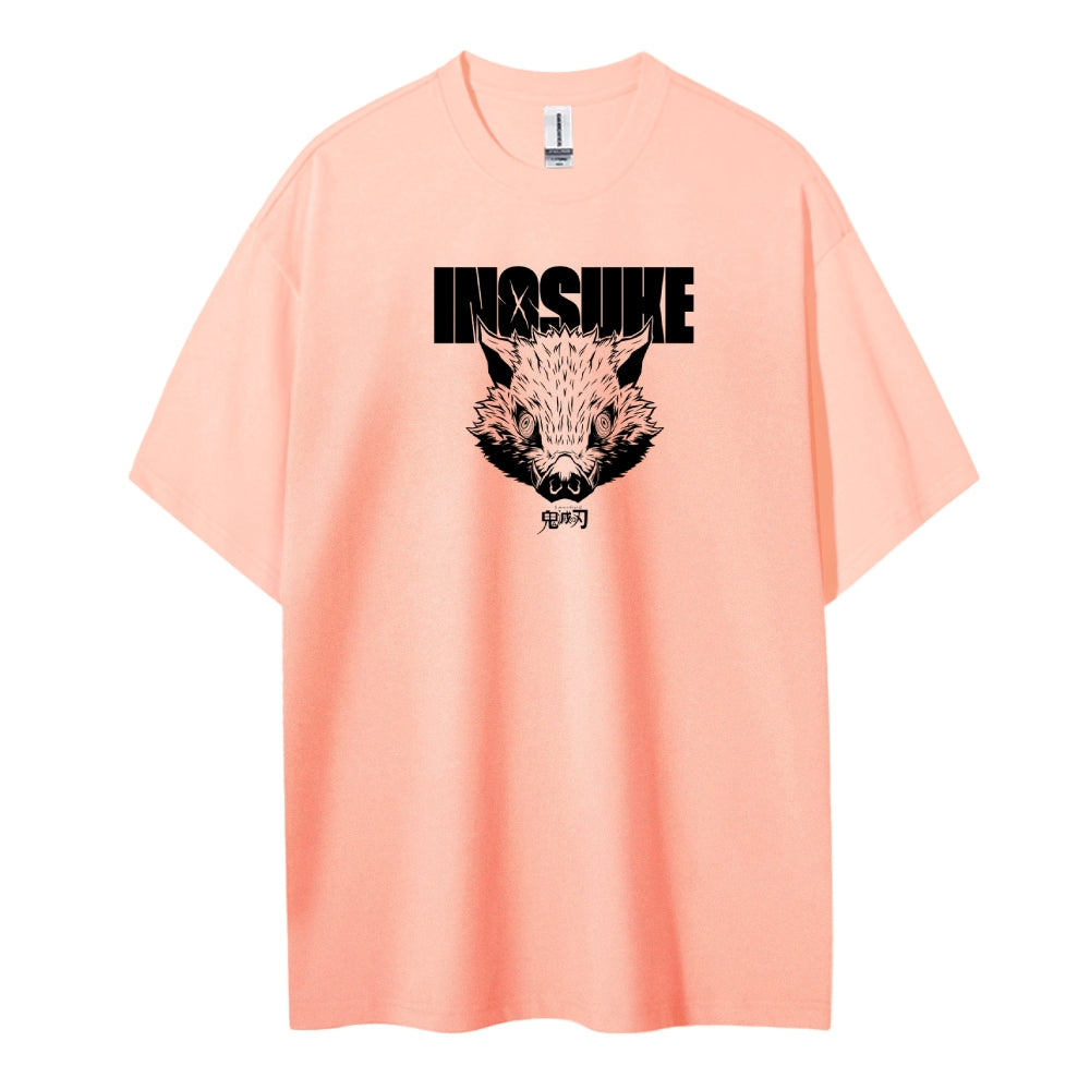 Demon Slayer Cotton Unisex Crew Neck Anime T-Shirt