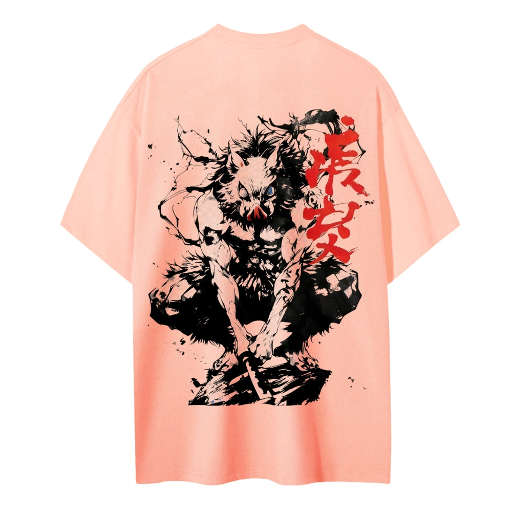 Demon Slayer Cotton Unisex Crew Neck Anime T-Shirt