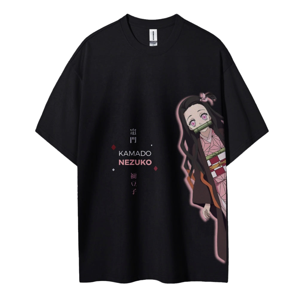 Demon Slayer Cotton Unisex Crew Neck Anime T-Shirt