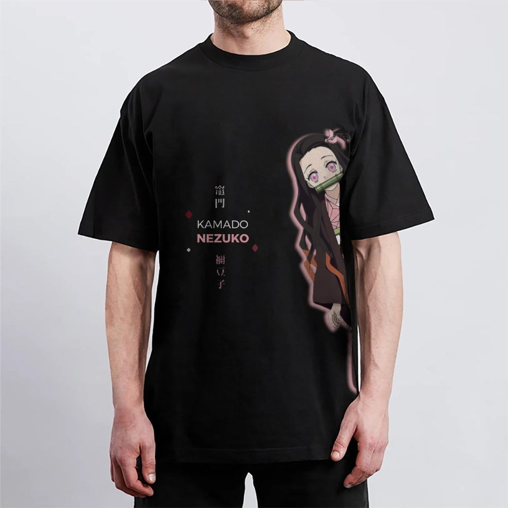 Demon Slayer Cotton Unisex Crew Neck Anime T-Shirt