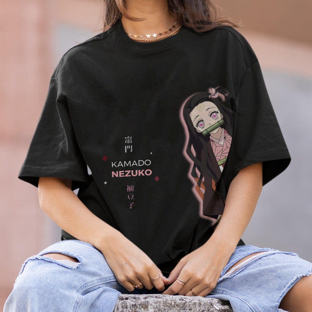 Demon Slayer Cotton Unisex Crew Neck Anime T-Shirt