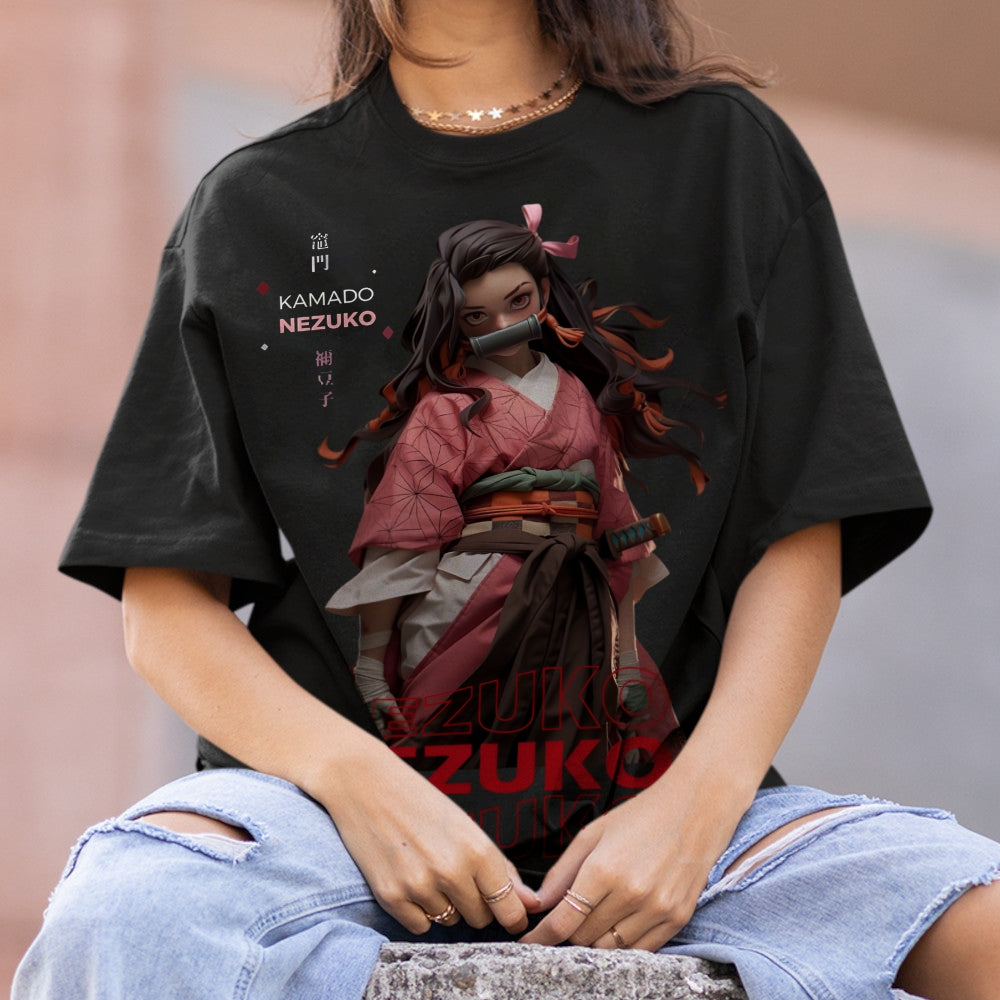 Demon Slayer Cotton Unisex Crew Neck Anime T-Shirt