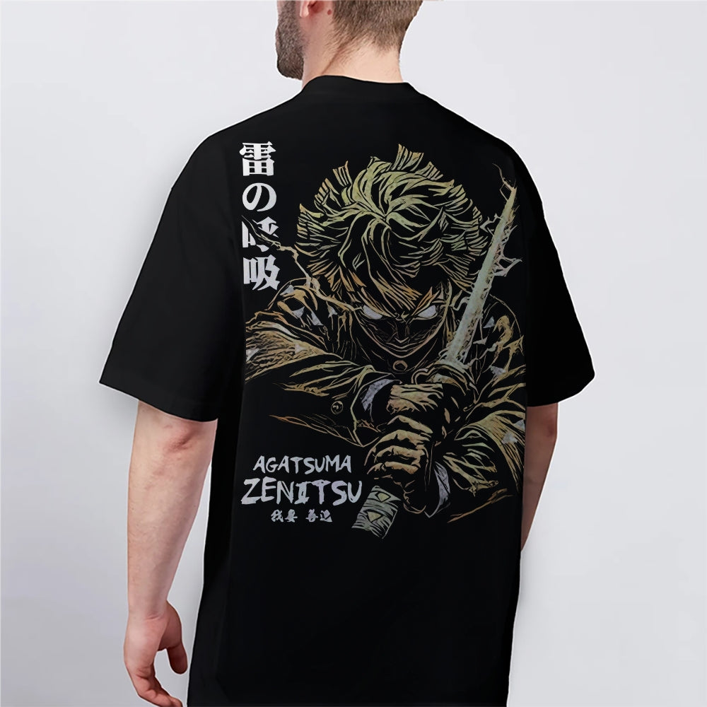 Demon Slayer Cotton Unisex Crew Neck Anime T-Shirt