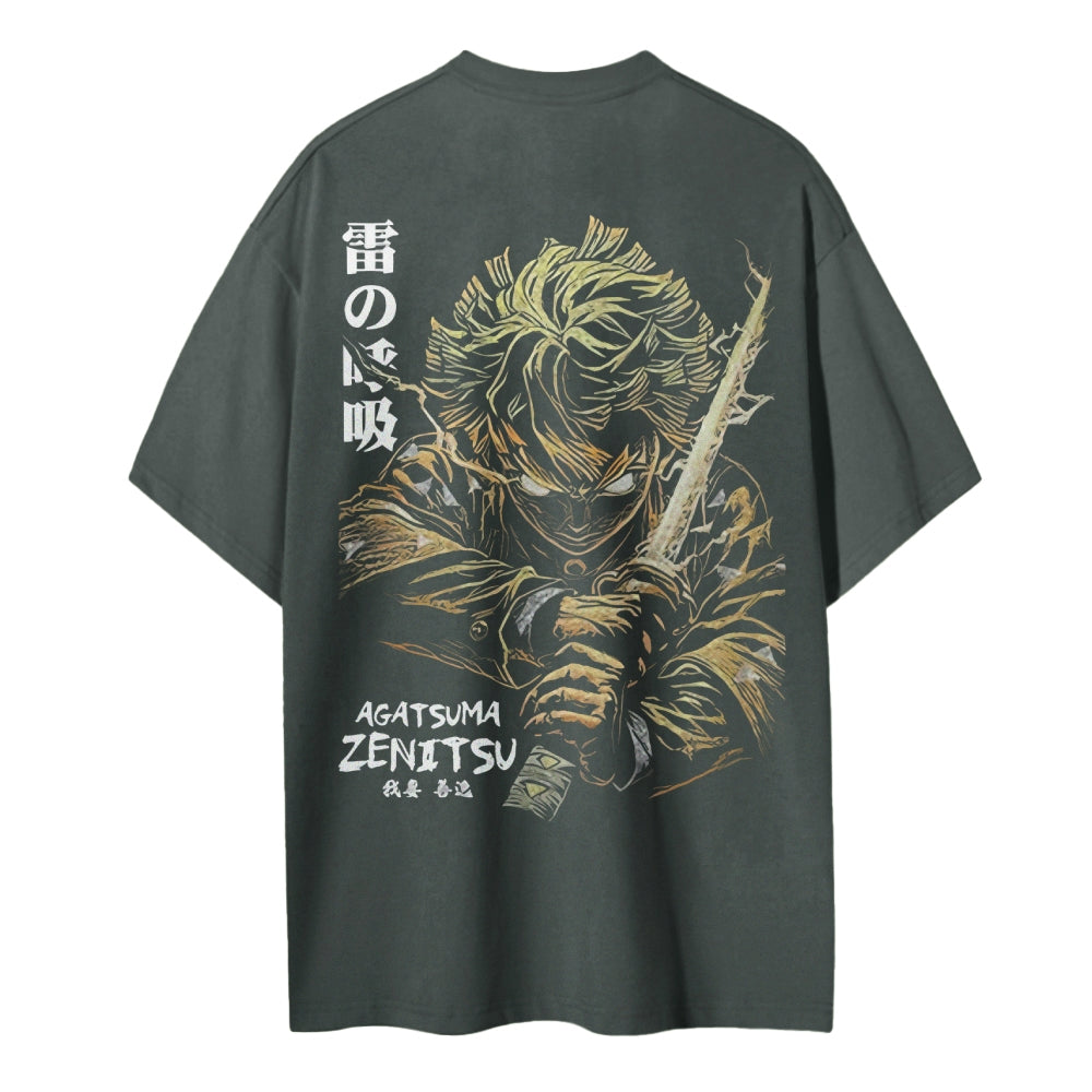 Demon Slayer Cotton Unisex Crew Neck Anime T-Shirt