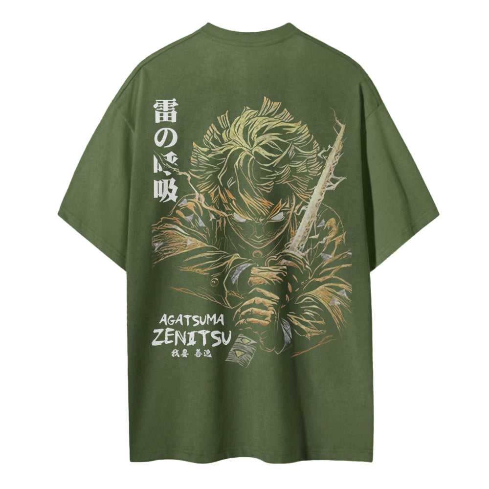 Demon Slayer Cotton Unisex Crew Neck Anime T-Shirt