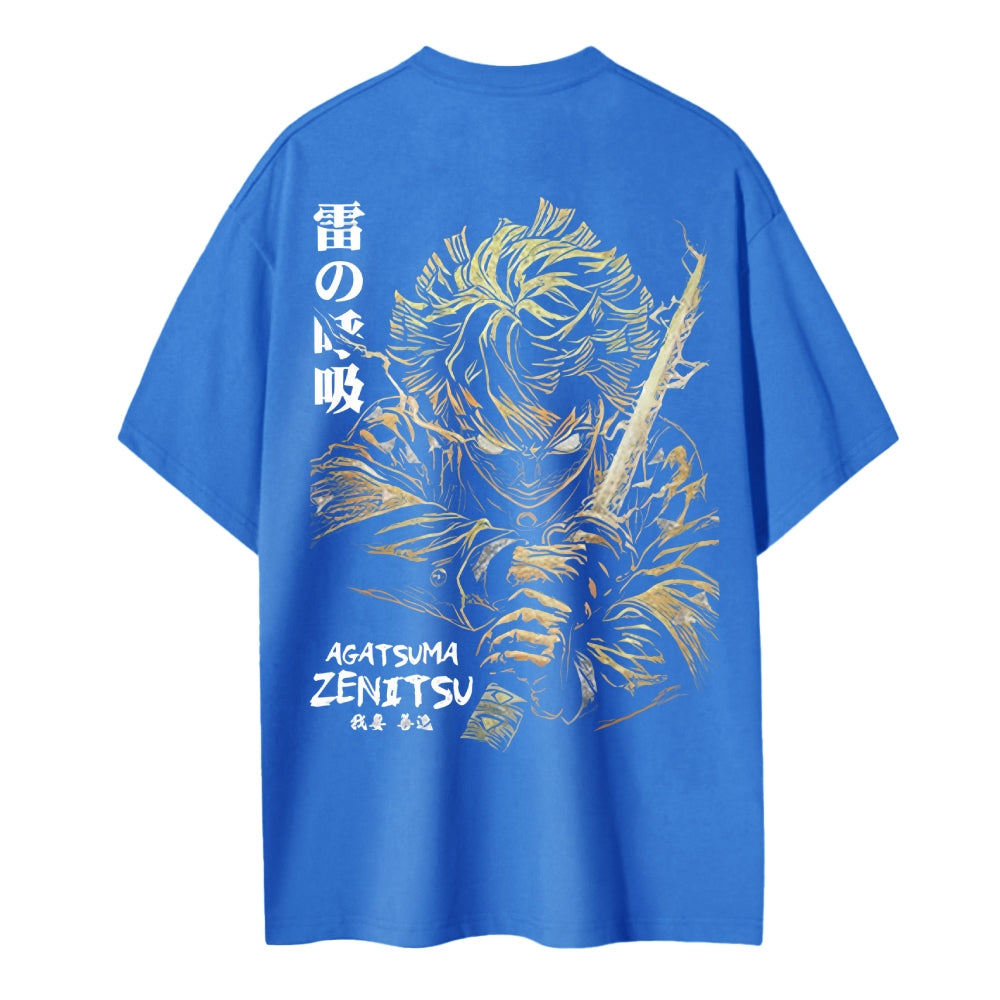 Demon Slayer Cotton Unisex Crew Neck Anime T-Shirt