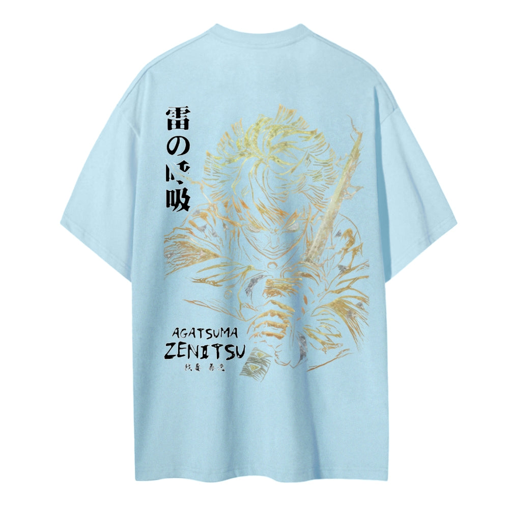 Demon Slayer Cotton Unisex Crew Neck Anime T-Shirt