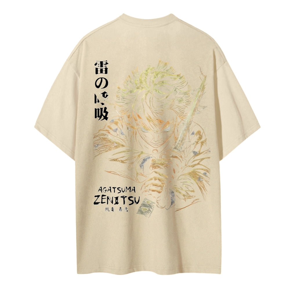 Demon Slayer Cotton Unisex Crew Neck Anime T-Shirt