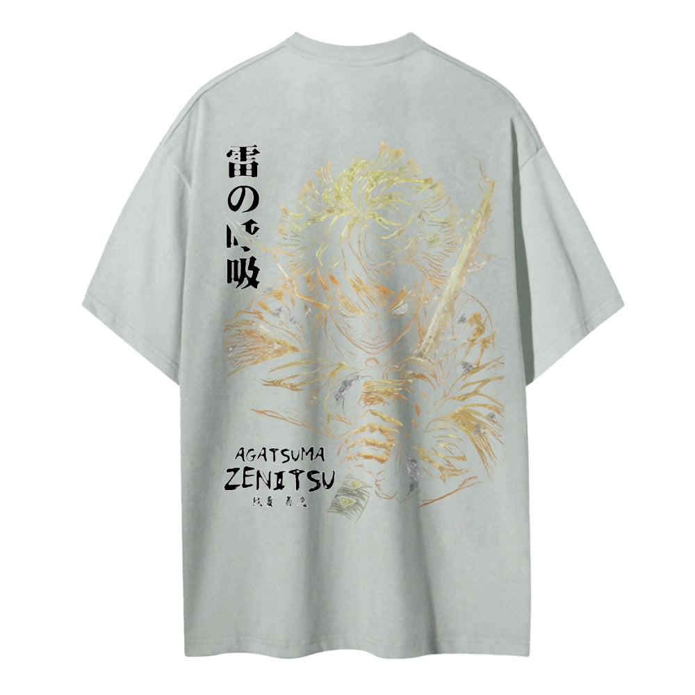Demon Slayer Cotton Unisex Crew Neck Anime T-Shirt