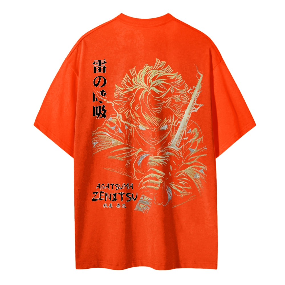 Demon Slayer Cotton Unisex Crew Neck Anime T-Shirt