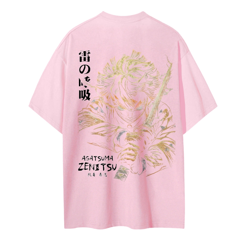 Demon Slayer Cotton Unisex Crew Neck Anime T-Shirt