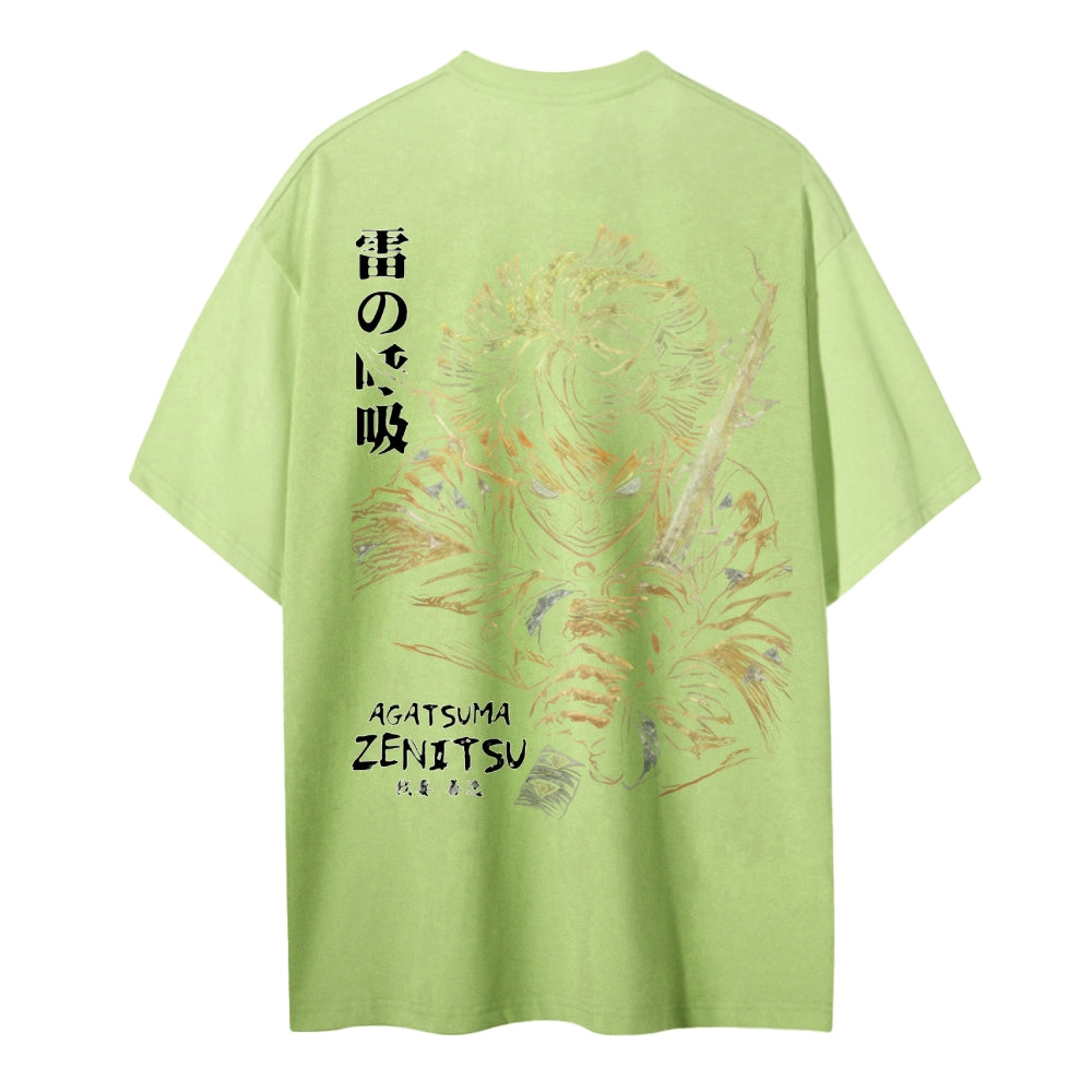 Demon Slayer Cotton Unisex Crew Neck Anime T-Shirt