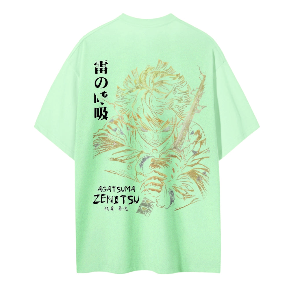 Demon Slayer Cotton Unisex Crew Neck Anime T-Shirt