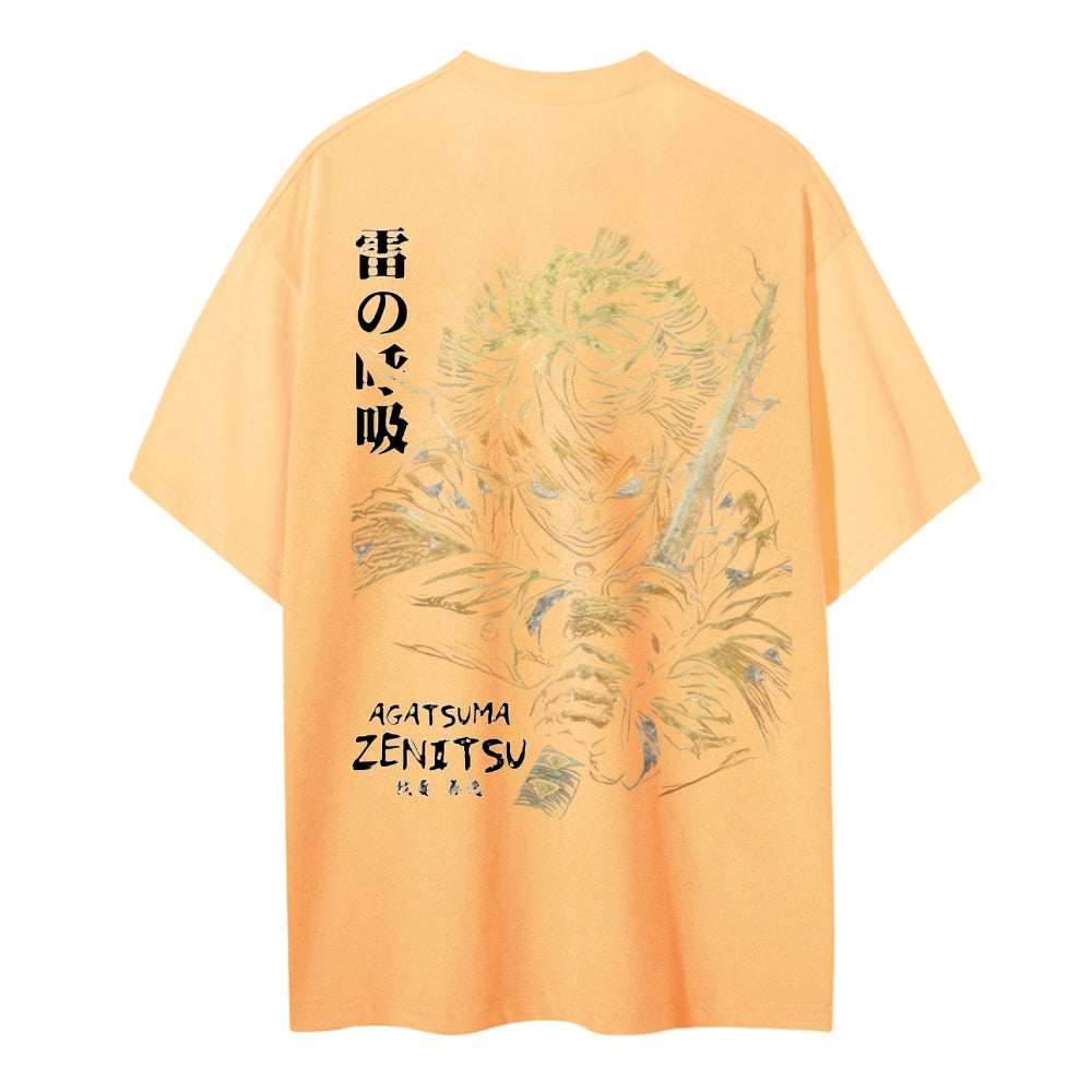 Demon Slayer Cotton Unisex Crew Neck Anime T-Shirt