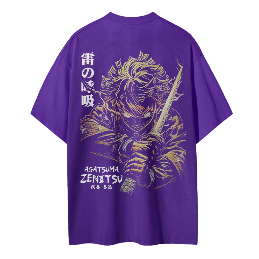 Demon Slayer Cotton Unisex Crew Neck Anime T-Shirt