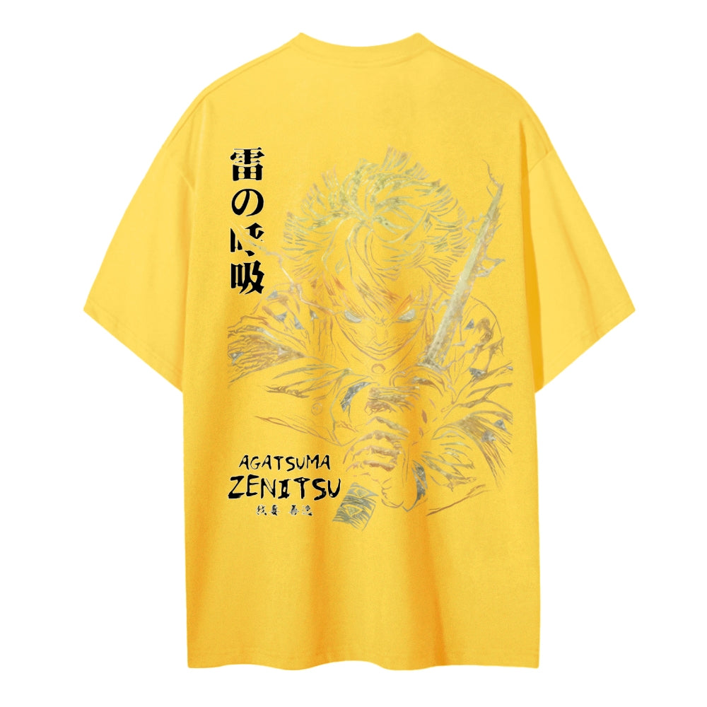 Demon Slayer Cotton Unisex Crew Neck Anime T-Shirt