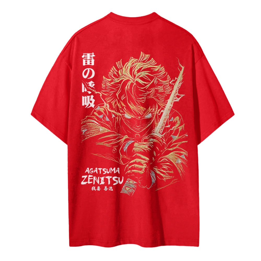 Demon Slayer Cotton Unisex Crew Neck Anime T-Shirt