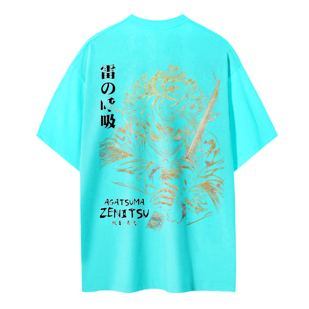 Demon Slayer Cotton Unisex Crew Neck Anime T-Shirt