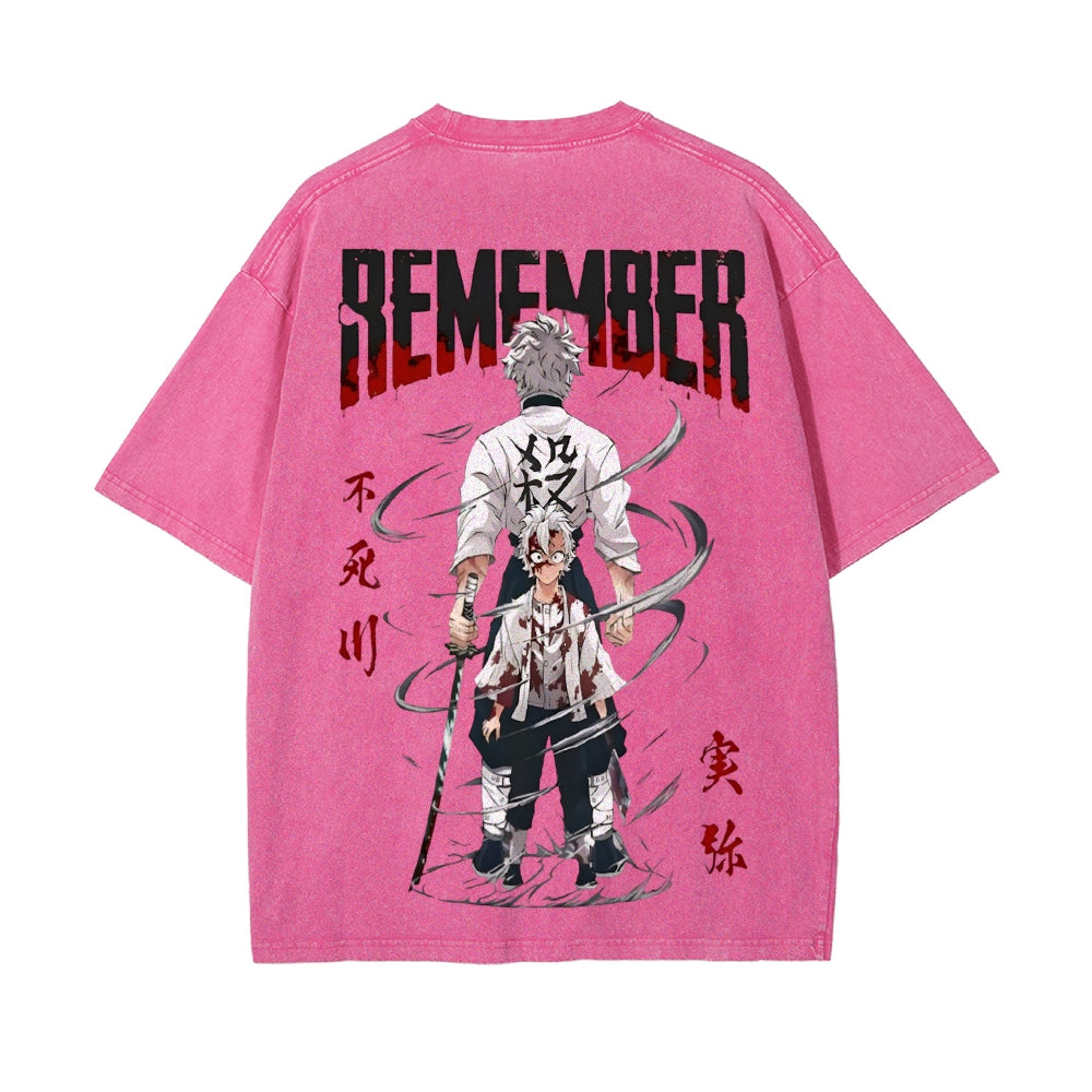 Vintage Oversized T-Shirt Demon Slayer
