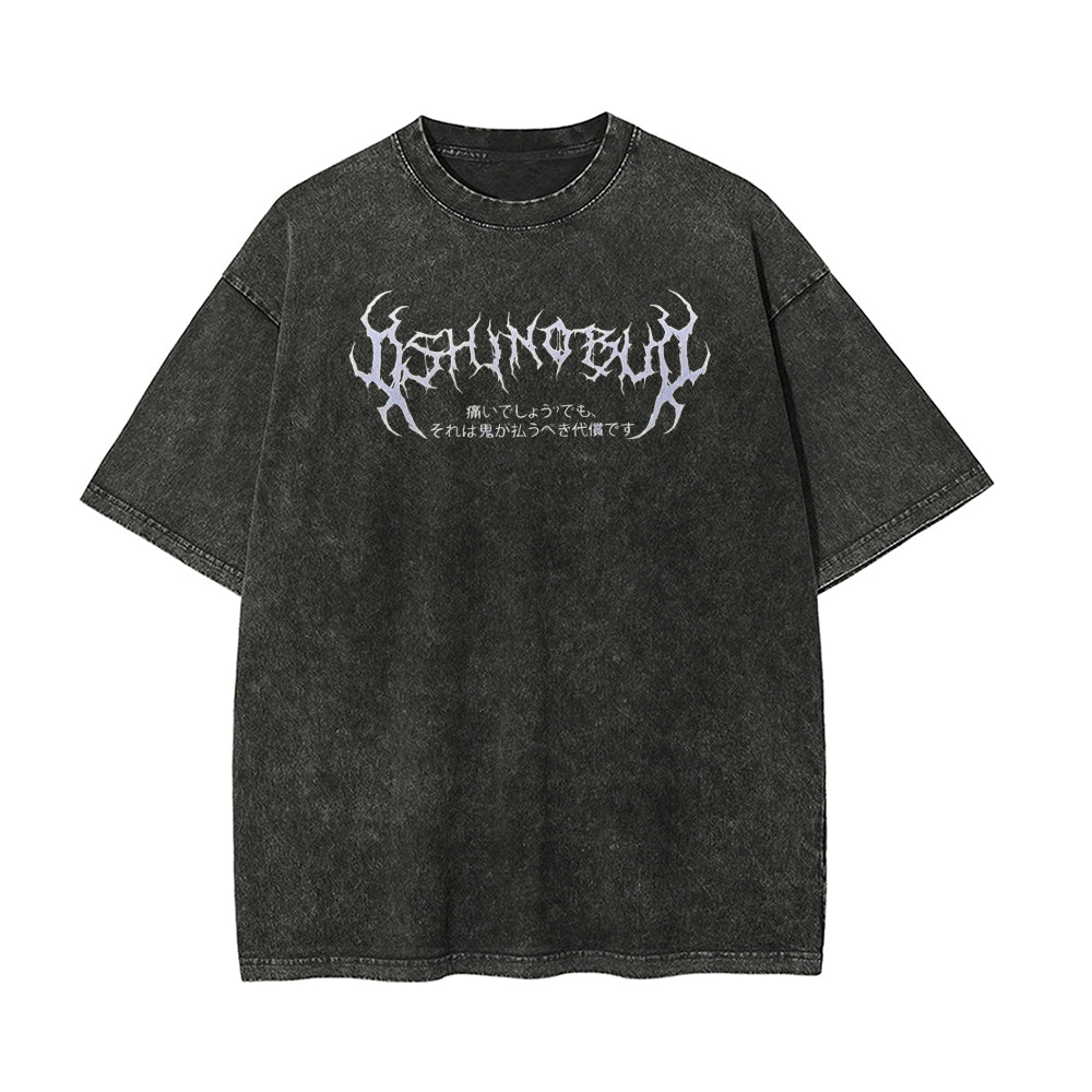 Vintage Oversized T-Shirt Demon Slayer
