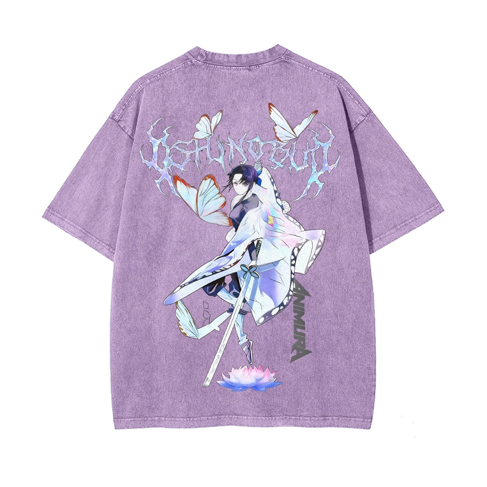 Vintage Oversized T-Shirt Demon Slayer