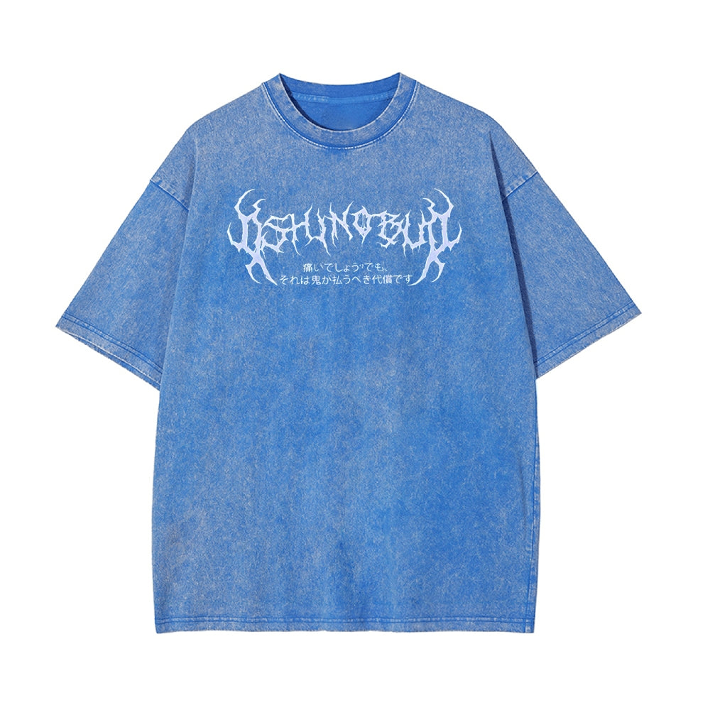 Vintage Oversized T-Shirt Demon Slayer