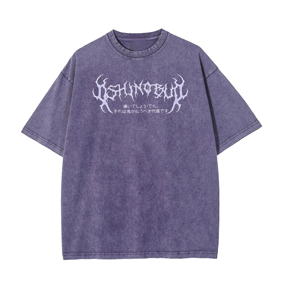 Vintage Oversized T-Shirt Demon Slayer