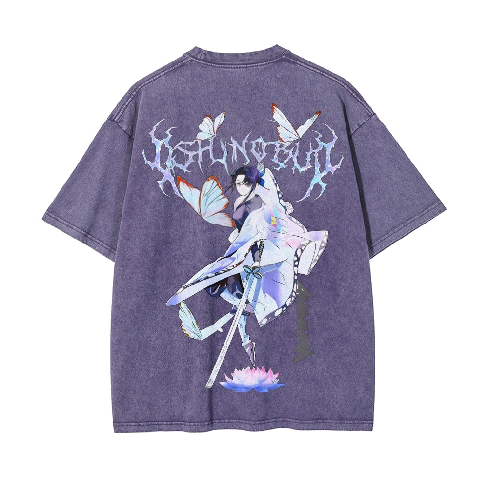 Vintage Oversized T-Shirt Demon Slayer