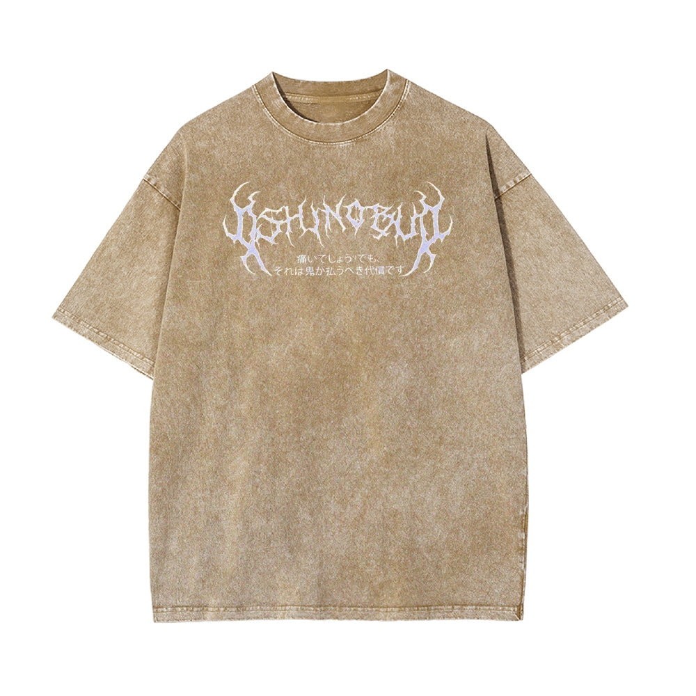 Vintage Oversized T-Shirt Demon Slayer
