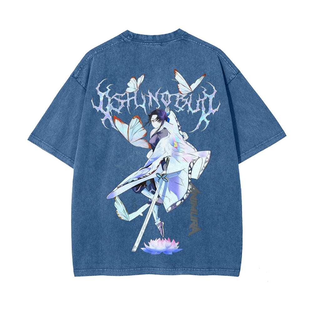 Vintage Oversized T-Shirt Demon Slayer