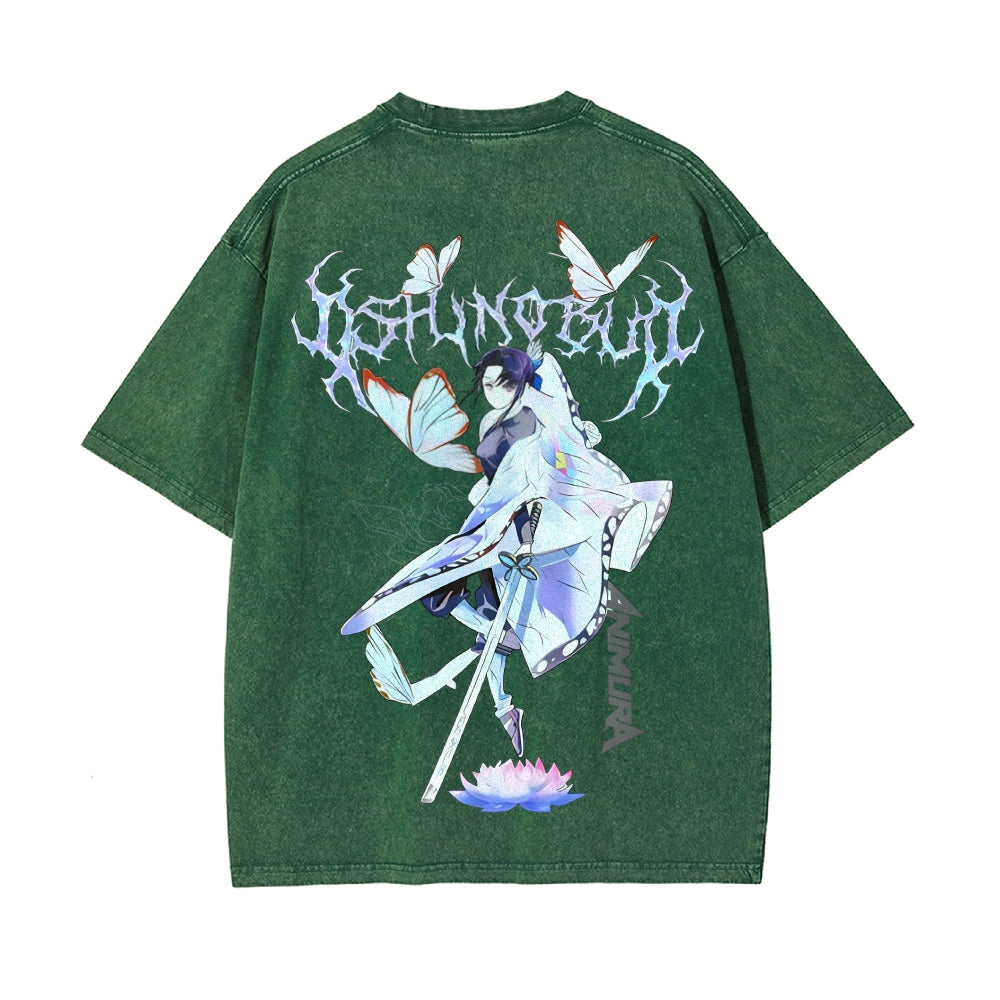 Vintage Oversized T-Shirt Demon Slayer
